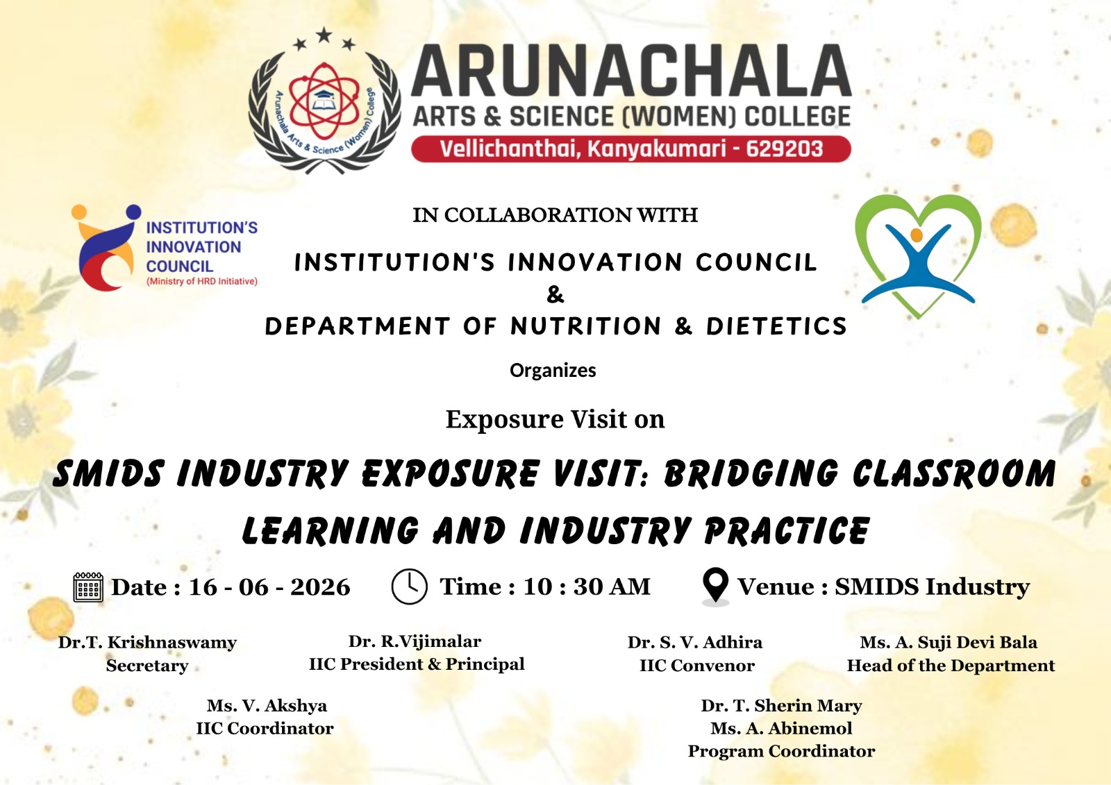 SMIDS Industry Exposure Visit: Bridging Classroom Learning and Industry Practice 
